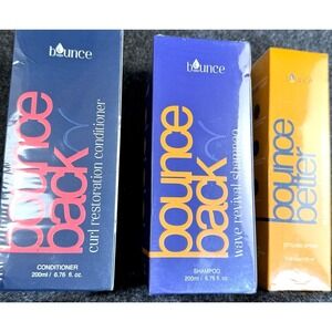 Bounce Back Hair Care Set Shampoo Conditioner Spray NEW SEALED‎